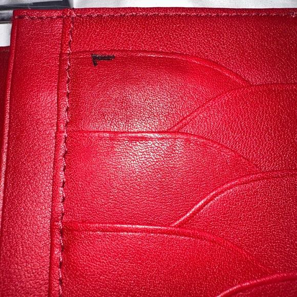 Cole Haan Red Leather Wallet - Picture 11 of 15